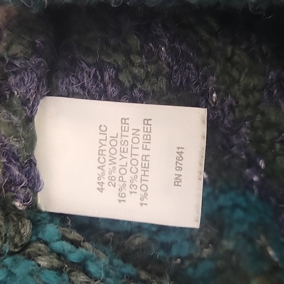 J. JILL Wool Blend Small Snap Closure Nordic Duster Long Cardigan Sweater - Picture 8 of 8